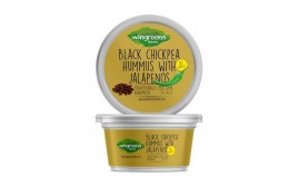 Wingreens Farms Black Chickpea Hummus With Jalapenos  Cup  150 grams